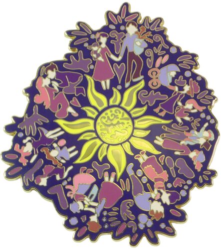 Custom XL Pins - Tangled Sun Emblem Giant Enamel Pin
