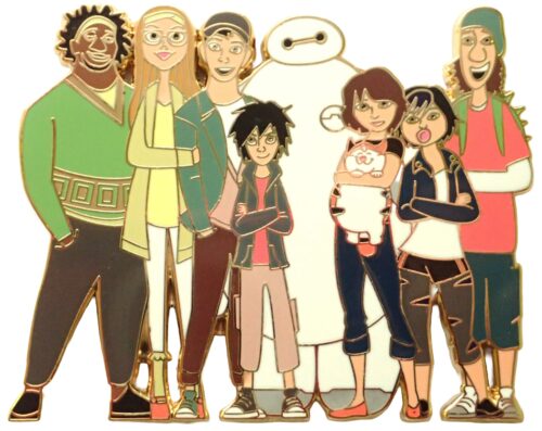 Gallery of Past Giant Pins - Big Hero 6 Characters Giant Enamel Pin
