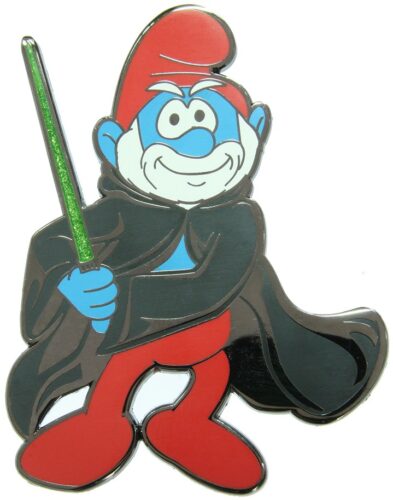 Gallery of Past Giant Pins - Jedi Papa Smurf Giant Enamel Pin